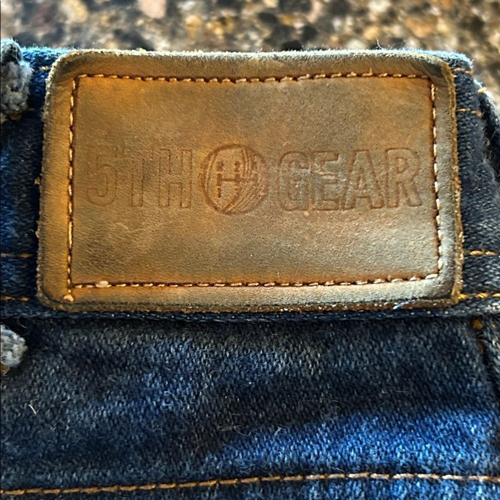 Porsche 5th Gear Wide Leg Raw Hem Jeans - Picture 3 of 8